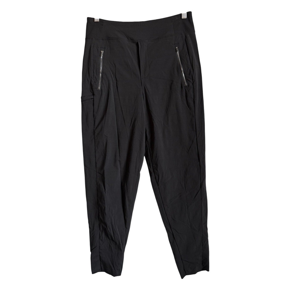 Athleta Black Trekkie North High Rise Jogger Pants Gorpcore Techwear Women Sz 6